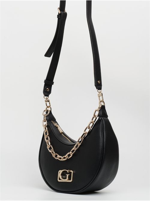 CIRCE HOBO SHOULDER BAG BLACK GUESS | HWBG96 42010BLA